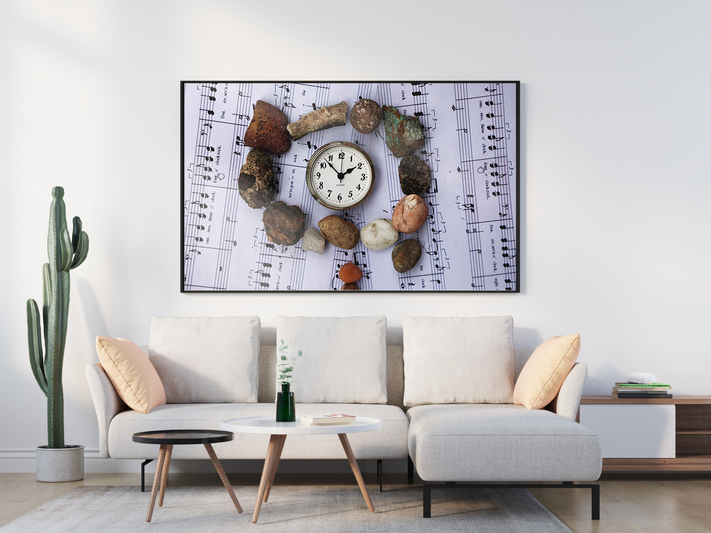 Rock around the Clock original abstract contextualised office art modern decor photo print by Blair Montague Drake